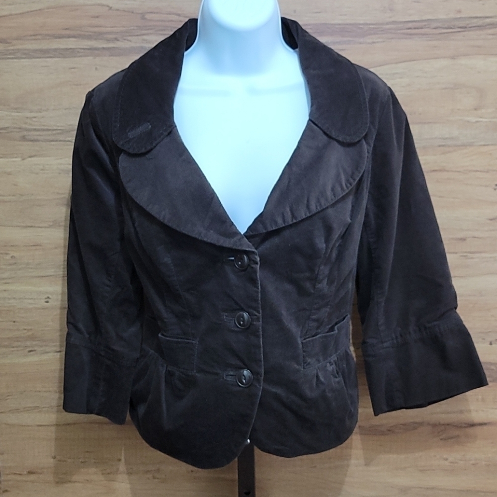 Idra jacket brown cotton